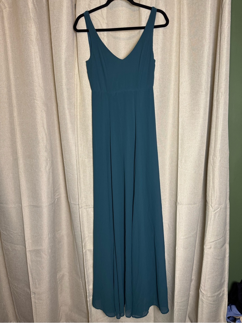 NWT Show Me Your Mumu Jen Maxi Dress in deep jade color size XS